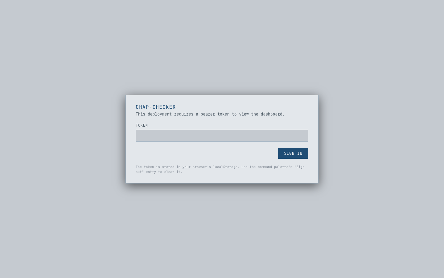 Login modal in the dhis2 theme